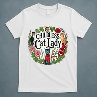 Childless Cat Ladies Against Fascism T-Shirt