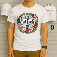 Childless Cat Ladies Against Fascism T-Shirt