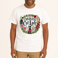 Childless Cat Ladies Against Fascism Tall T-Shirt