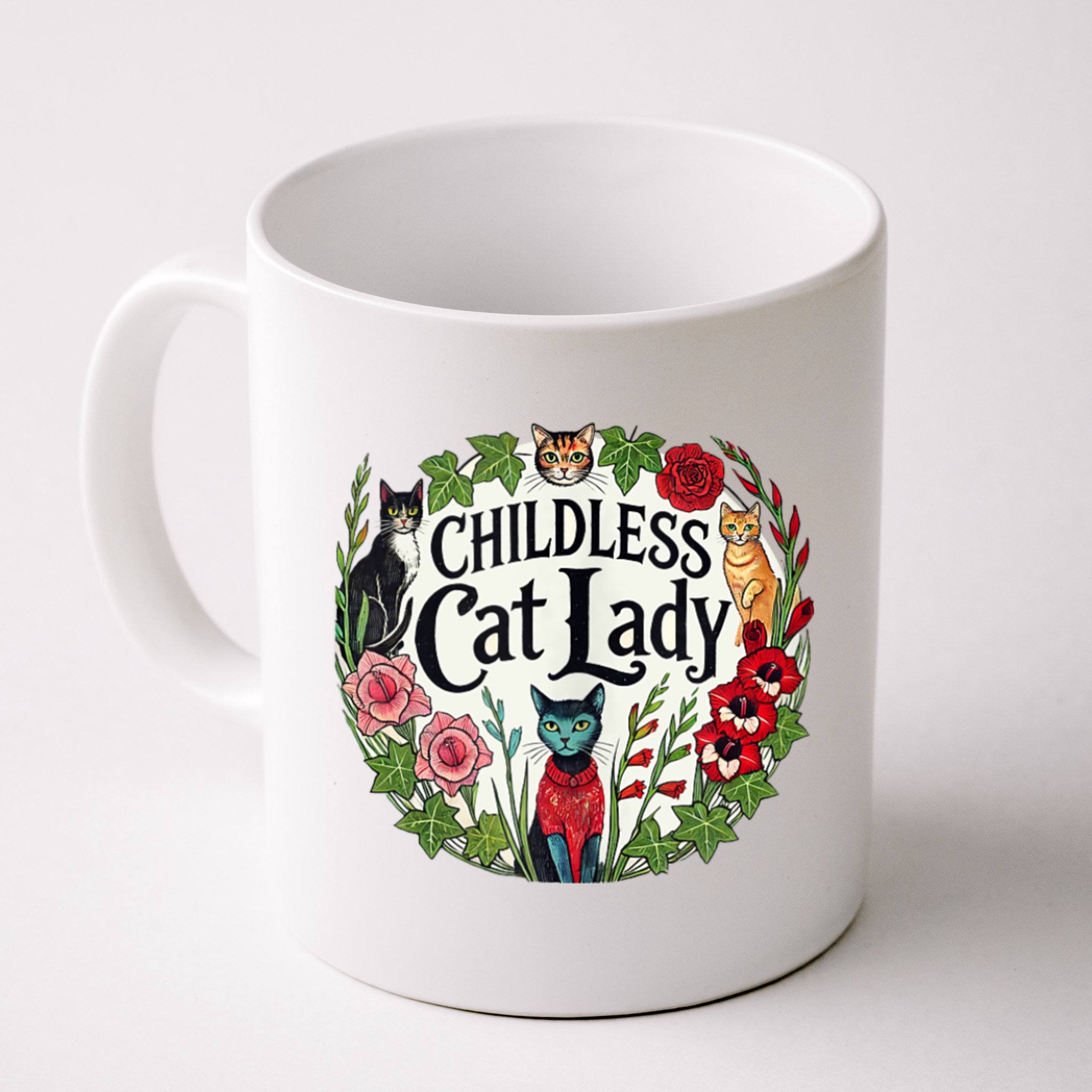 Childless Cat Ladies Against Fascism Mug