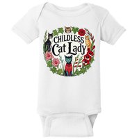 Childless Cat Ladies Against Fascism Baby Bodysuit