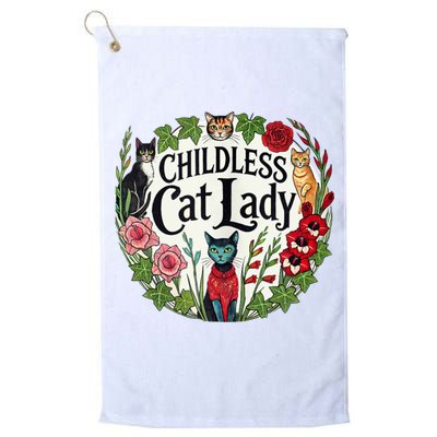 Childless Cat Ladies Against Fascism Golf Towel