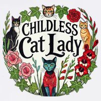 Childless Cat Ladies Against Fascism Golf Towel