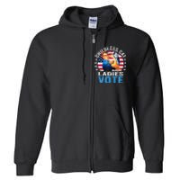 Childless Cat Ladies Vote Funny Vintage Rosie The Riveter Full Zip Hoodie