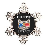 Childfree Cat Lady For Cat Mom Women Cat Lady Metallic Star Ornament