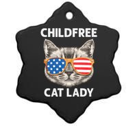 Childfree Cat Lady For Cat Mom Women Cat Lady Ceramic Star Ornament