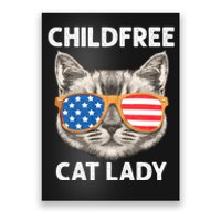 Childfree Cat Lady For Cat Mom Women Cat Lady Poster