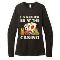 Cool Casino Lover Art Casino Gambling Gambler Womens CVC Long Sleeve Shirt