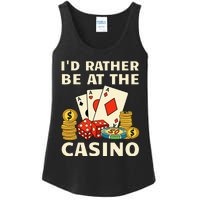 Cool Casino Lover Art Casino Gambling Gambler Ladies Essential Tank