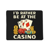 Cool Casino Lover Art Casino Gambling Gambler Mousepad