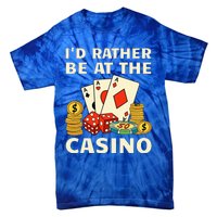 Cool Casino Lover Art For Casino Gambling Gambler Tie-Dye T-Shirt