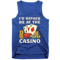 Cool Casino Lover Art For Casino Gambling Gambler Tank Top