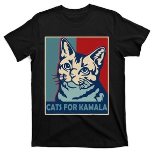 Childless Cat Lady Is Voting Kamala Harris President 2024 Gift T-Shirt