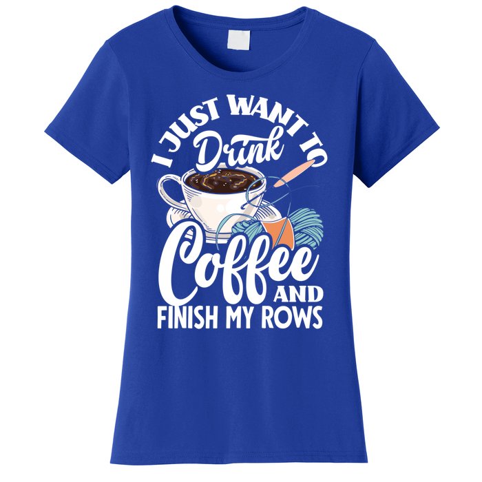 Crochet Coffee Lover Cute Crocheting Gift Women's T-Shirt