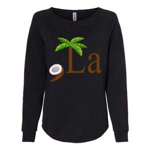 Coconut Comma + La Kamala Harris 2024 President Election Womens California Wash Sweatshirt