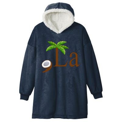 Coconut Comma + La Kamala Harris 2024 President Election Hooded Wearable Blanket