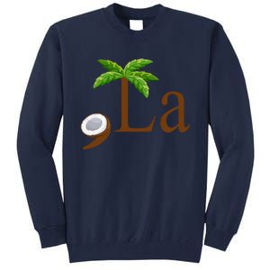 Coconut Comma + La Kamala Harris 2024 President Election Tall Sweatshirt