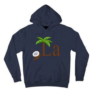 Coconut Comma + La Kamala Harris 2024 President Election Tall Hoodie