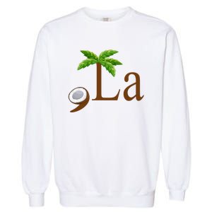 Coconut Comma + La Kamala Harris 2024 President Election Garment-Dyed Sweatshirt