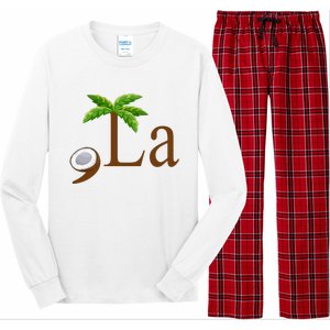 Coconut Comma + La Kamala Harris 2024 President Election Long Sleeve Pajama Set