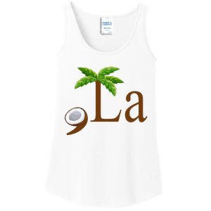 Coconut Comma + La Kamala Harris 2024 President Election Ladies Essential Tank