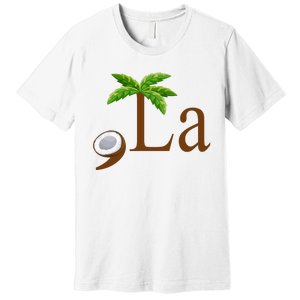 Coconut Comma + La Kamala Harris 2024 President Election Premium T-Shirt