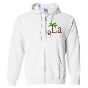 Coconut Comma + La Kamala Harris 2024 President Election Full Zip Hoodie