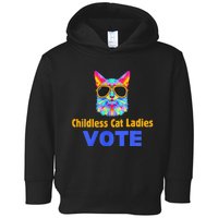 Childless Cat Ladies Vote Blue Gift Toddler Hoodie