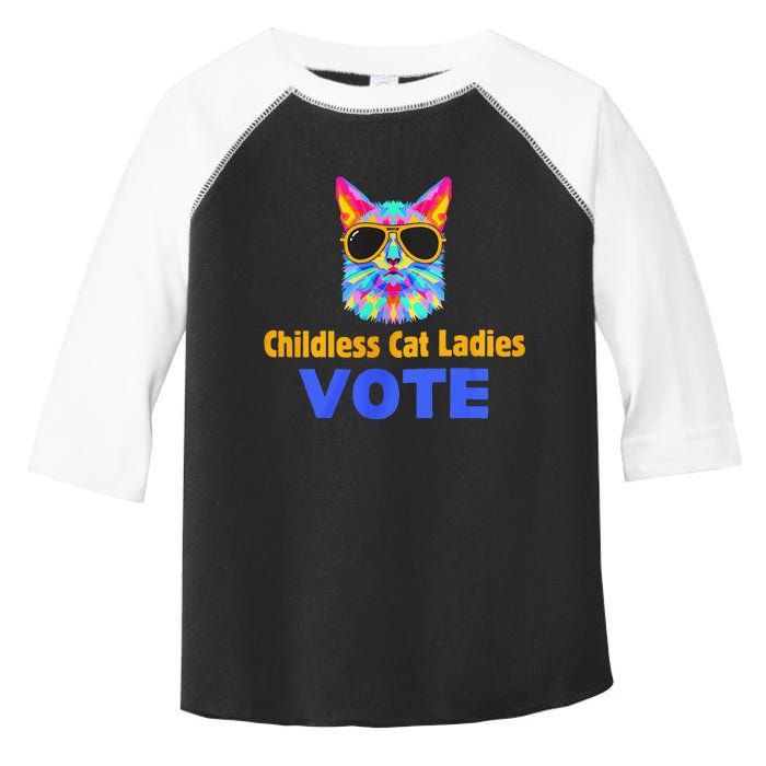 Childless Cat Ladies Vote Blue Gift Toddler Fine Jersey T-Shirt