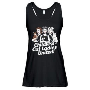 Childless Cat Ladies United Funny Democrat Political Ladies Essential Flowy Tank