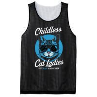 Childless Cat Ladies Vote Blue In November Democrats Liberal Gift Mesh Reversible Basketball Jersey Tank