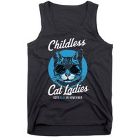 Childless Cat Ladies Vote Blue In November Democrats Liberal Gift Tank Top