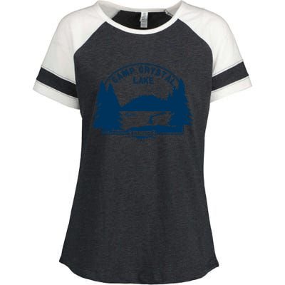 Camp Crystal Lake Enza Ladies Jersey Colorblock Tee