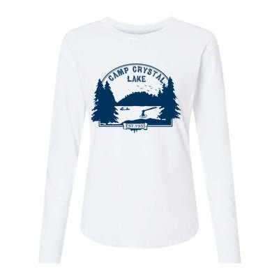 Camp Crystal Lake Womens Cotton Relaxed Long Sleeve T-Shirt