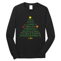 Christian Christmas Lover Bible Names Of Jesus Tree Xmas Long Sleeve Shirt