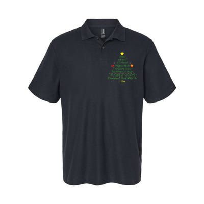 Christian Christmas Lover Bible Names Of Jesus Tree Xmas Softstyle Adult Sport Polo