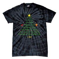 Christian Christmas Lover Bible Names Of Jesus Tree Xmas Tie-Dye T-Shirt