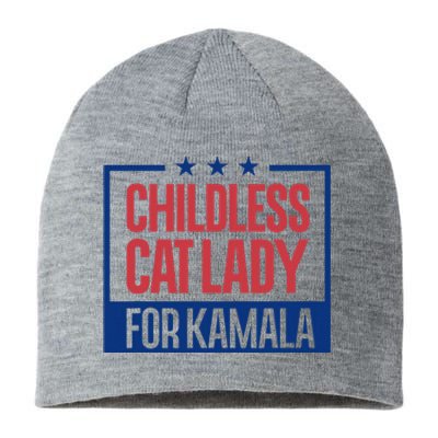 Childless Cat Lady Voting Election 2024 Usa Sustainable Beanie