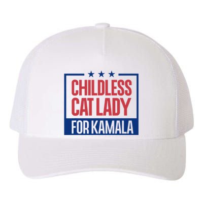 Childless Cat Lady Voting Election 2024 Usa Yupoong Adult 5-Panel Trucker Hat