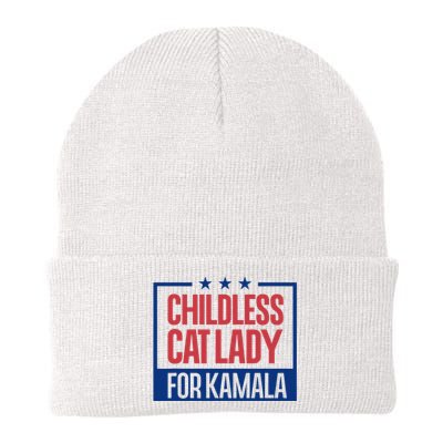 Childless Cat Lady Voting Election 2024 Usa Knit Cap Winter Beanie