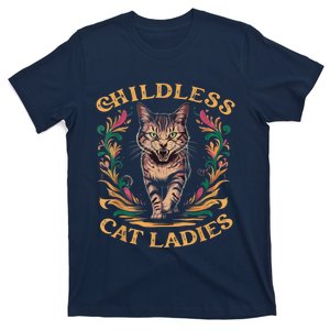 Childless Cat Ladies 2024 Cat Lady Voting For Kamala Harris 2024 T-Shirt