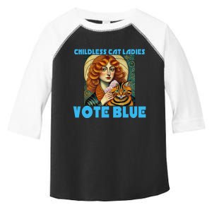 Childless Cat Ladies Vote Blue Gift Toddler Fine Jersey T-Shirt