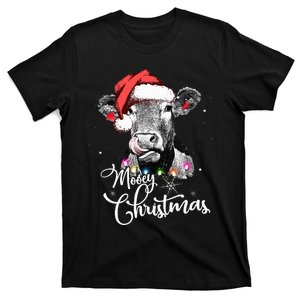 Christmas Cow LightUp Decoration for Farming Enthusiasts T-Shirt