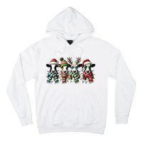 Cow Christmas Lights Western Christmas Mooey Christmas Hoodie