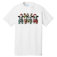 Cow Christmas Lights Western Christmas Mooey Christmas Tall T-Shirt