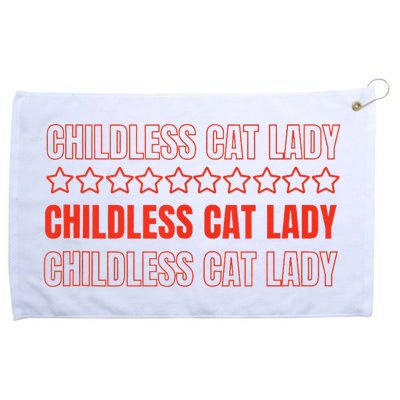 Childless Cat Lady Funny Kitty Cute Thank You Grommeted Golf Towel