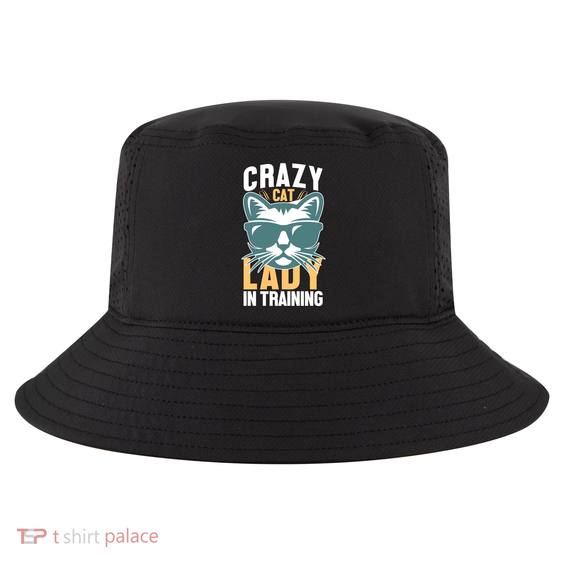 Crazy Cat Lady Cool Comfort Performance Bucket Hat