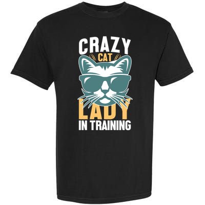 Crazy Cat Lady Garment-Dyed Heavyweight T-Shirt