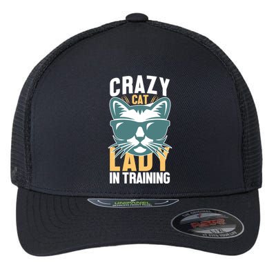 Crazy Cat Lady Flexfit Unipanel Trucker Cap