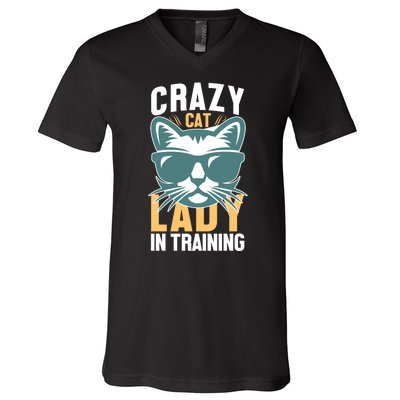 Crazy Cat Lady V-Neck T-Shirt